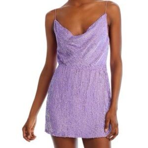 Retrofete Lavender Mini Dress